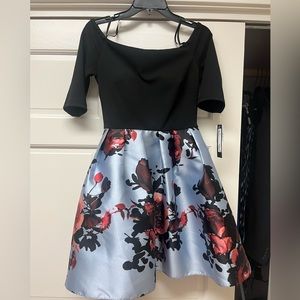 Betsy & Adam off the shoulder short sleeve dress - new with tags